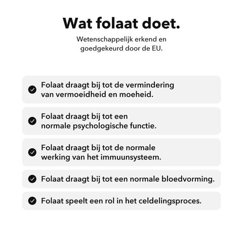 Liposomaal Inositol + 5-MTHF: Wat folaat doet
