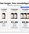 Liposomaal NAC: Hoe langer, hoe voordeliger