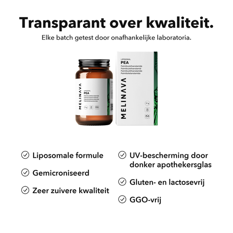 Liposomaal PEA: Transparant over kwaliteit