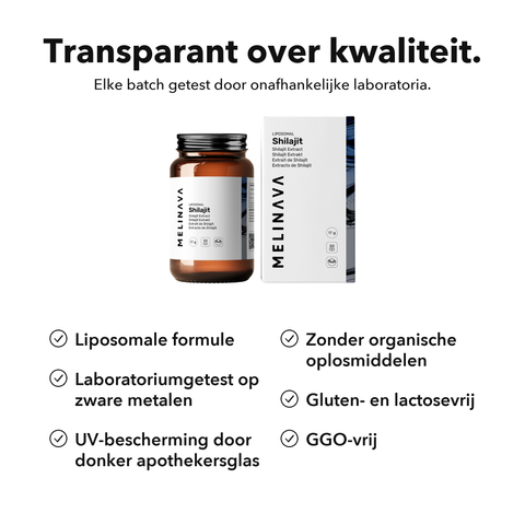 Liposomaal Shilajit: Transparant over kwaliteit