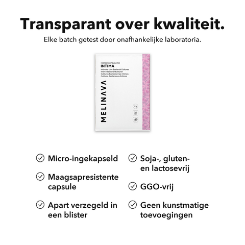 Microingekapselde Intieme Probiotica: Transparant over kwaliteit
