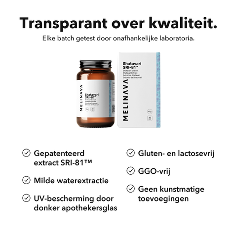 Shatavari: Transparant over kwaliteit