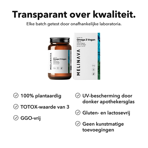 Omega 3 Vegan: Transparant over kwaliteit