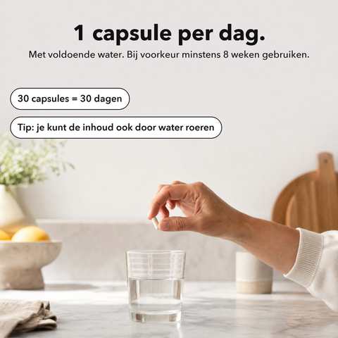 Liposomaal Shilajit: 1 capsule per dag